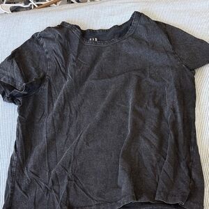 GAP Washed Black Short Sleeve Tee